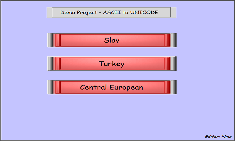 ASCII2UNICODE