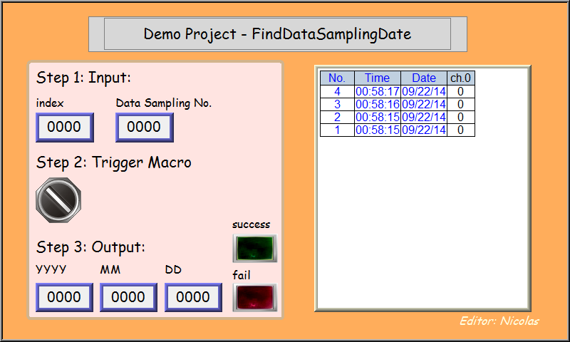 Find Data Log Date