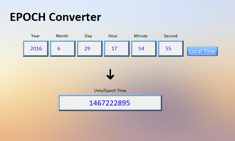 Unix Timestamp Converter