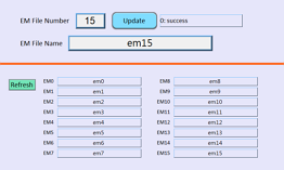 User-defined EM FileName