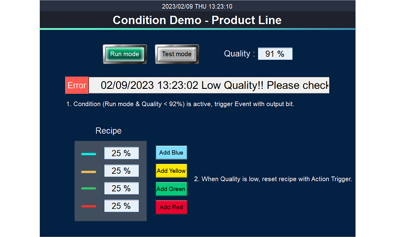 Condition Object Demo