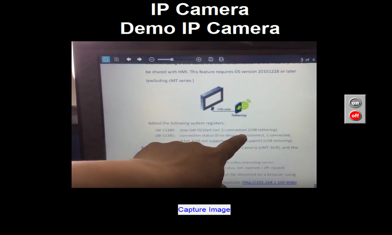 IP Camera Demo Project
