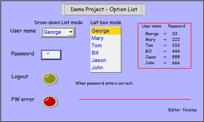 Option List