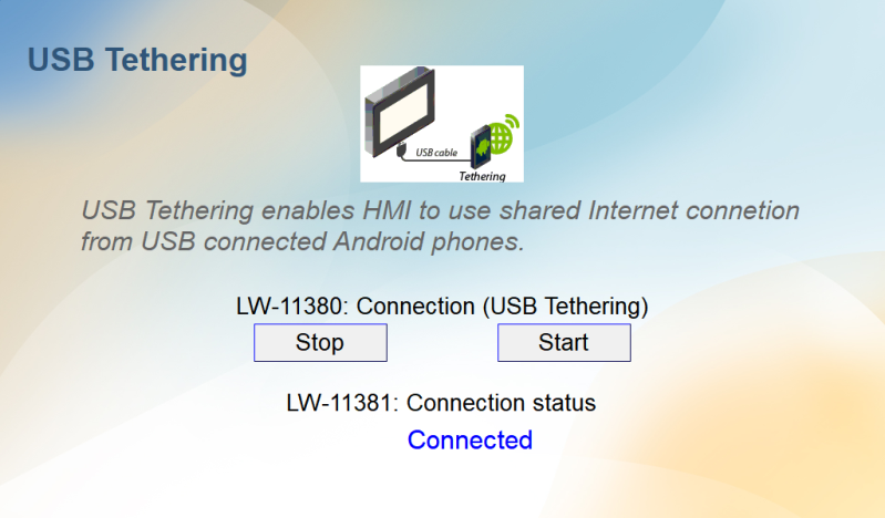 USB Tethering
